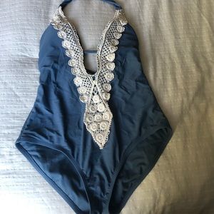 Crochet One-Piece Swimsuit